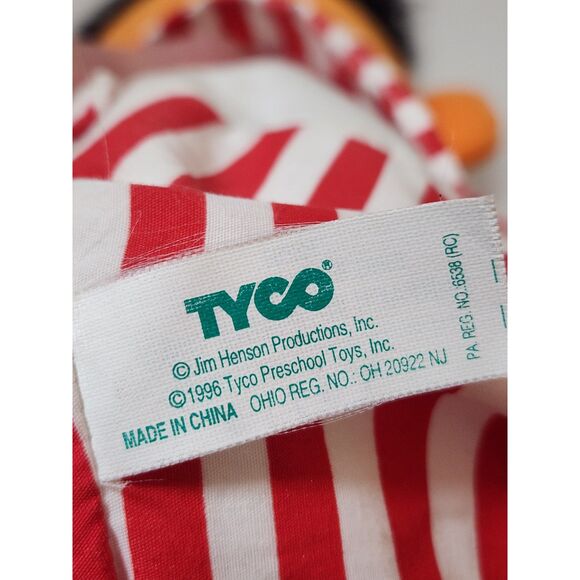 1996 TYCO Sing & Snore Ernie Plush – Sesame Street Talking Doll w/ Slippers - Picture 8 of 8